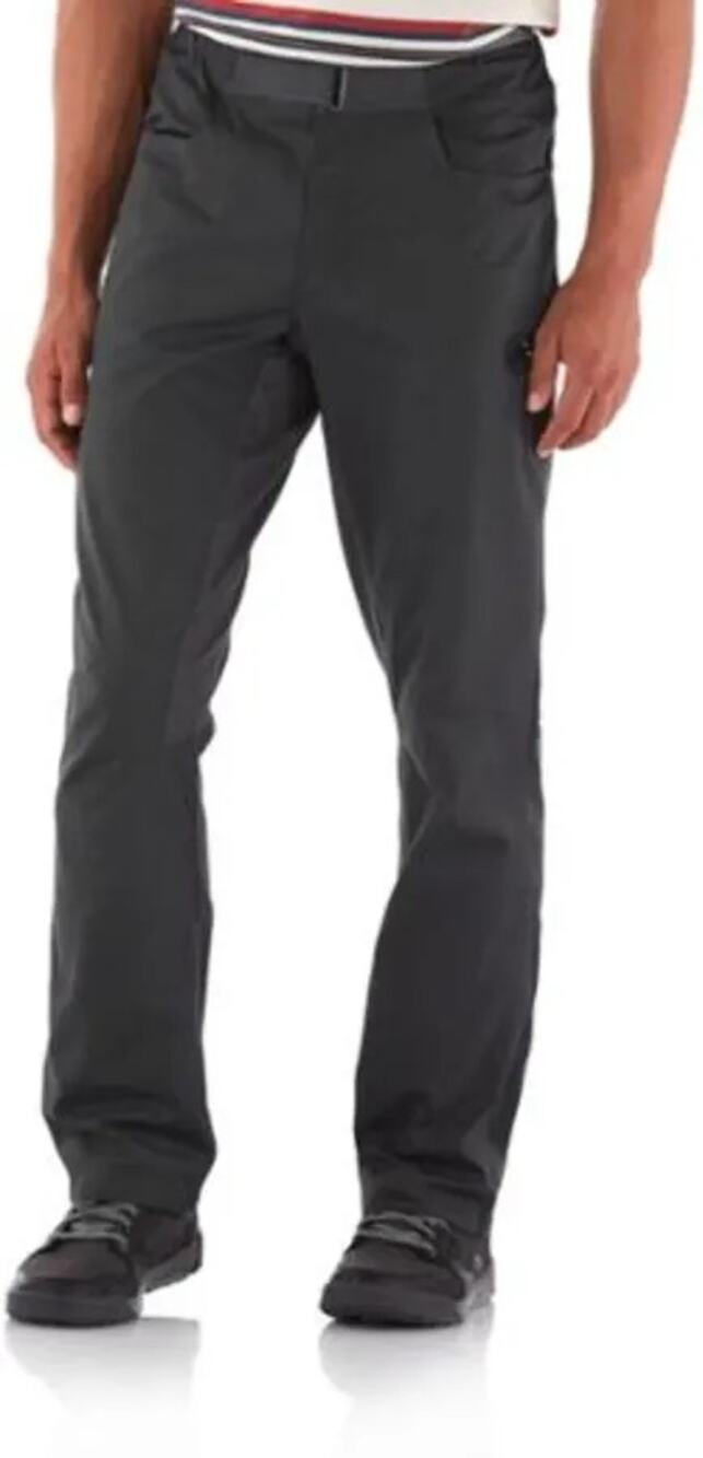 Mammut Massone Pants Pockets Belt Loops Elastic Hook Loop Straight Dark Gray 34